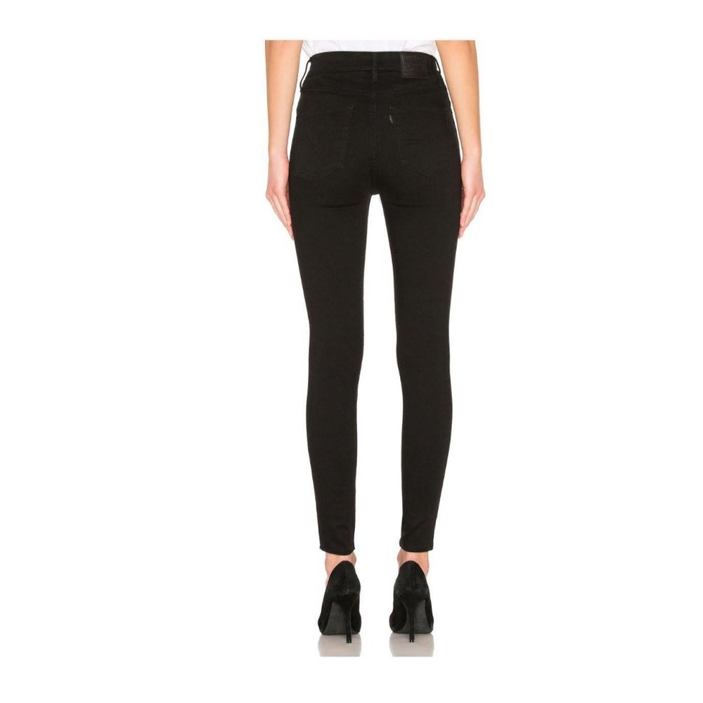 NWT LEVI'S Mile High Super Skinny in Black Size 25 - Picture 4 of 7